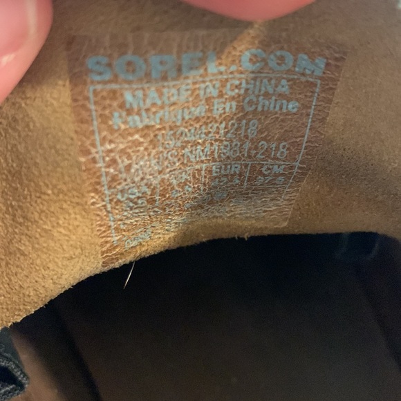 Sorel Mens leather boots size 9.5 - Picture 8 of 8